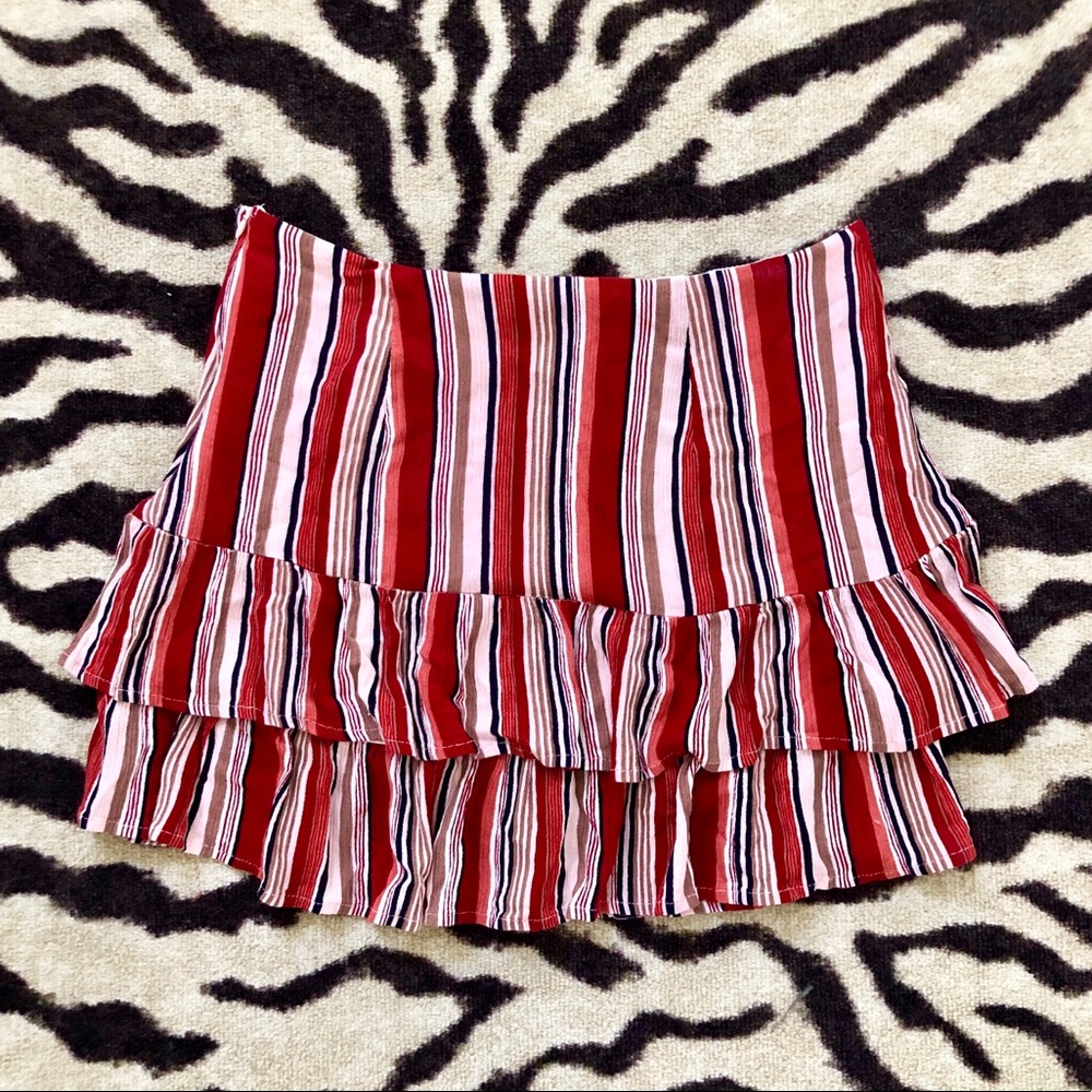 Ruffled Mini Skirt